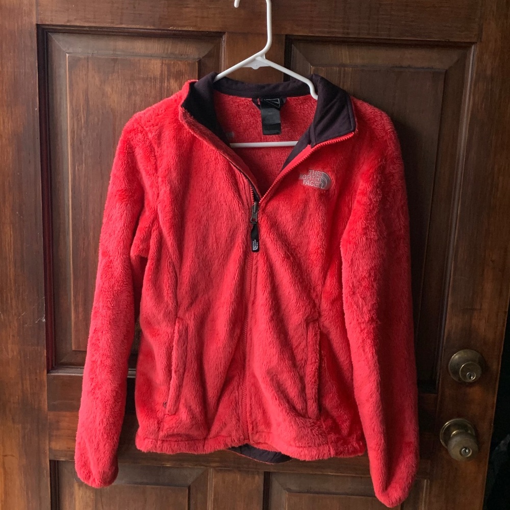 Watermelon North Face Fleece Coat